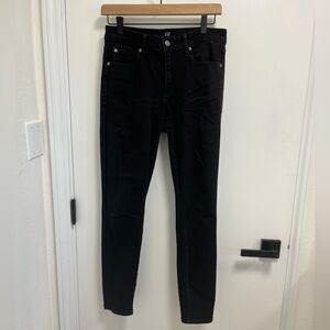 GAP Women's Curvy Mid Rise True Skinny Jeans - Black
